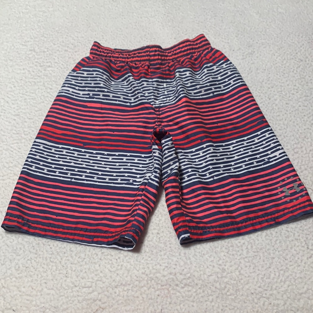 Under Armour Boys Swimming Trunks, EUC, Size Medium